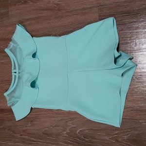 (5) The Children's Place Toddler Girl's Mesh Ruffle Romper Resortwear Beach